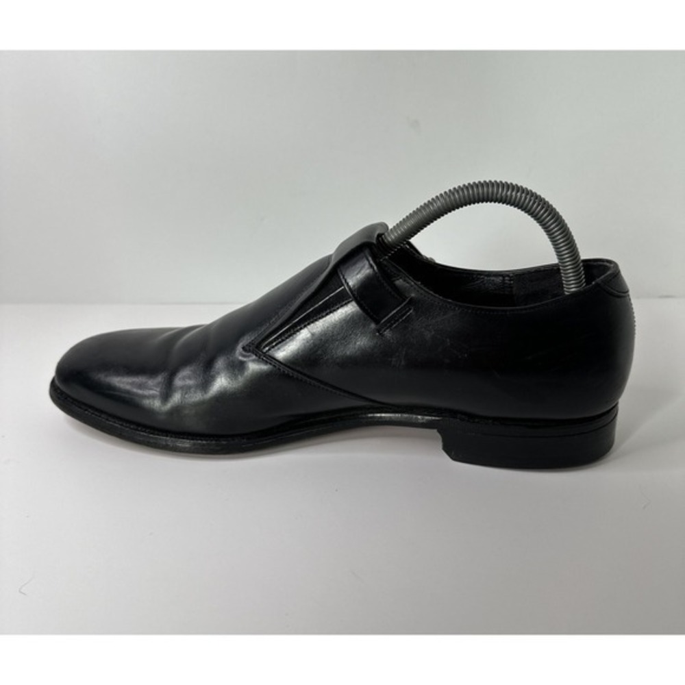 Johnston & Murphy Aristocraft Mens Loafers Size 10 Leather Buckle Dress Shoe USA - Picture 6 of 12